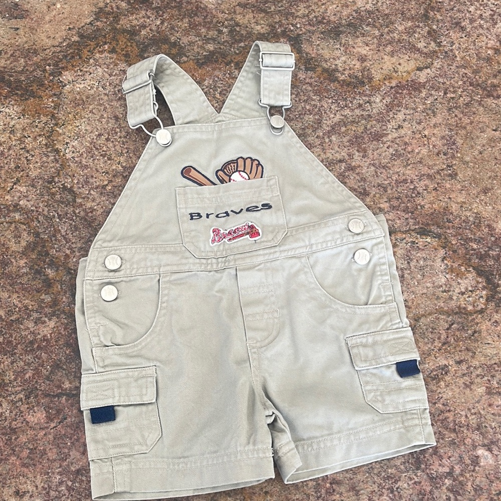 Custom embroidered Braves overall